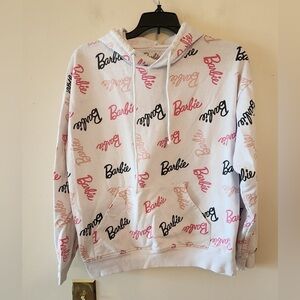 Barbie all over print hoodie size womens medium